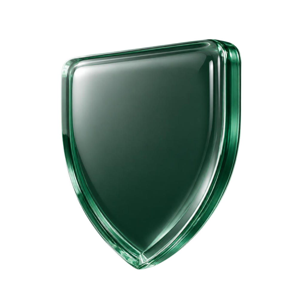 Glass shield illustration for proactive compliance